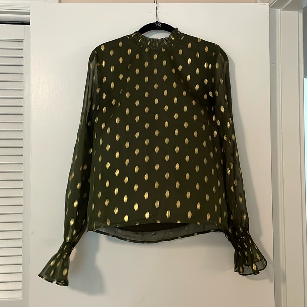 Polka dot blouse from Endless Rose in Green